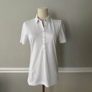 Classic White Golf Polo Shirt